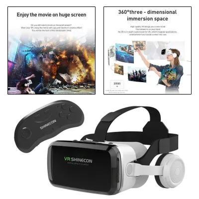 С Пултом VR Очки виртуальной реальности VR SHINECON G04BS Гарантия !