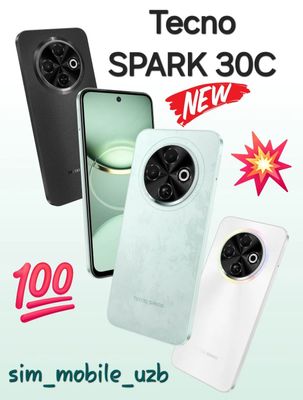 Tecno Spark 30C 2024 New Super Skidka+Garantiya+Dastavka