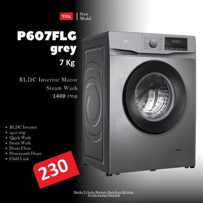 Супер акция Стиральная машина TCL 7kg +доставка