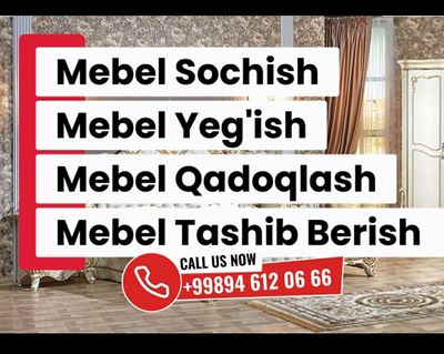 Razborka Zborka Mebeli. Mebel Sochib Yeg'amiz Va Ko‘chirib Beramiz.