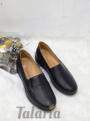 Натуральные кожаные туфли/балетки