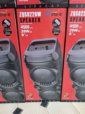 БЕПУЛ Доставка, Симсиз Караоке колонка ZQS8229W 65СМ+ Симсиз Микрофон