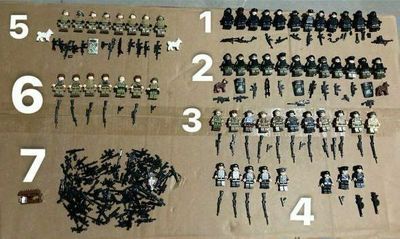 Военные Минифигурки (LEGO); LEGO услубида ҳарбий минифигуркалар