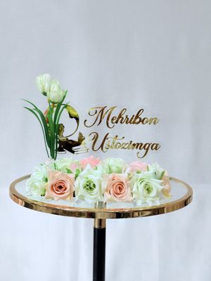 Топперы “Мехрибон устозимга”. Искуственные цветы. Сунъий гуллар.Дизайн