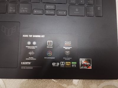 Notebook Asus Tuf Gaming A17