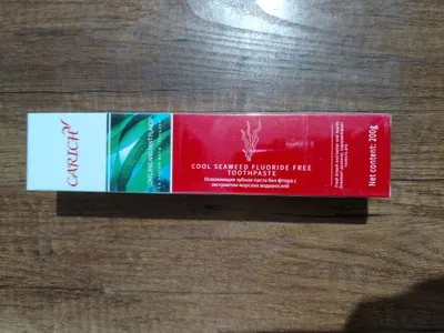 Зубная паста без фтора с экстрактом водорослей