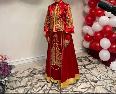 Китайский свадебный платье