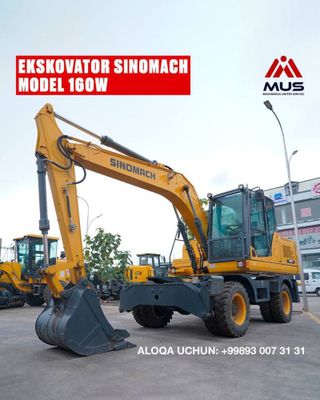 sinomach ekskavator 160w