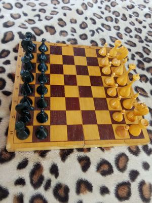 Шахматы СССР деревянные фигуры