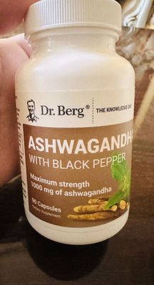 Dr Berg ashvaganda,(ashvagandha)Ашваганда, 90 ta kapsula original