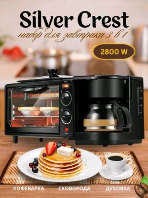 духовка 3 в 1, печ , сковородка, кофеварка.
