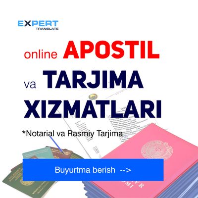 Apostil va Hujjat Tarjima qilish