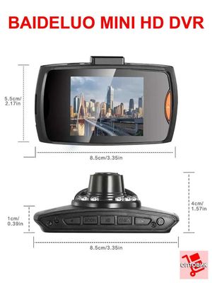 Mini DVR, 1 ta kamerali, 2.4" displey
