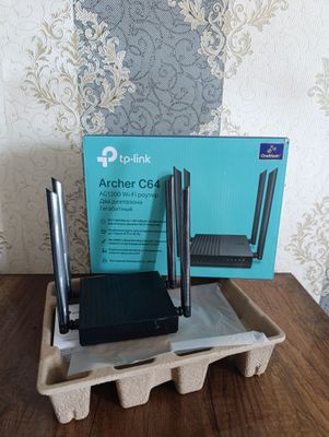 Wi-Fi роутеры Archer TP-Link C64 AС1200 MU-MIMO.