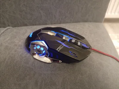 Oʻyin uchun kompyuter sichqonchasi RGB rangli