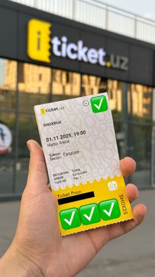 Shoxrux rep konsert Bilet