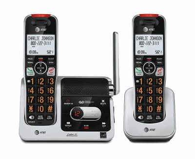 Радиотелефон AT&T Dect 6.0 с автоответчиком ( 2 трубки в комплекте )