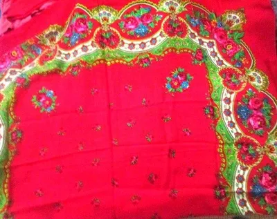 Шерстяные японские платки