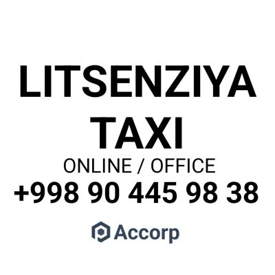 Litsenziya Taxi | Лицензия на такси