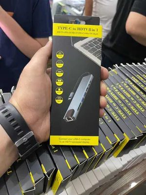 USB Type-C 8 в 1, адаптер для Macbook Type-c HDMI RJ-45 USB 3.0MicroSD