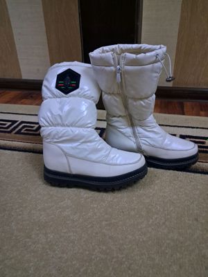 сапоги белые шерстяные