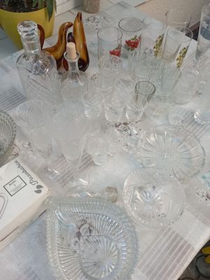 Рюмки,бокалы хрустальные