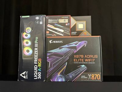 Amd Ryzen 9 9950X +G.Skil RGB 64GB cl30+ Arctic Pro 360+ Gigabyte X870