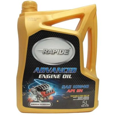 Моторное масло RAPIDE 10W-40 API SN, 5 л (полусинтетика)