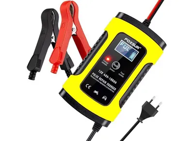 Зарядное устройство Foxsur 12В 5А Зарядка для аккумулятора авто