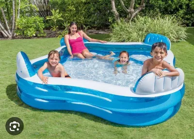 Надувной бассейн (229×229×66). Бесплатная доставка