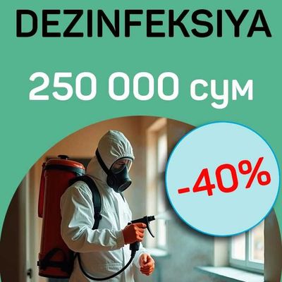 Dezinfeksiya - Дезинфекция - клоп klapa - tarakan крыс мышей змей
