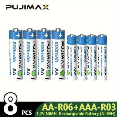 Недорогие аккумуляторы AA (AAA) NiMh 800 (300) mAh - гарантия-доставка