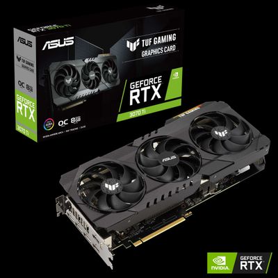 (Новый)Видеокарта ASUS TUF Gaming GeForce RTX 3070 Ti OC Edition 8GB