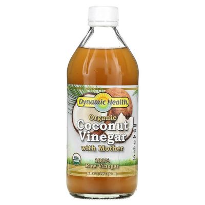 Органический кокосовый уксус с матерью 473мл Organic Coconut Vinegar