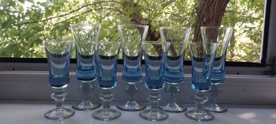 Фужеры и рюмки Стрийский стек завод винтаж