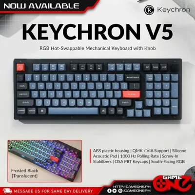 Keychron V5 RGB Русская Раскладка Механическая Проводная Клавиатура