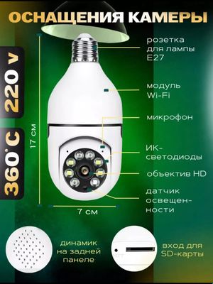 Wifi kamera - uy va ofisni kuzatuvchi kamera