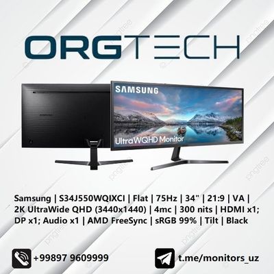 [NEW] монитор Samsung S34J550 2K UltraWide