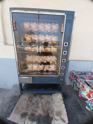 Grill aparat 30 donaligi gaz bilan ishlaydi samadelka