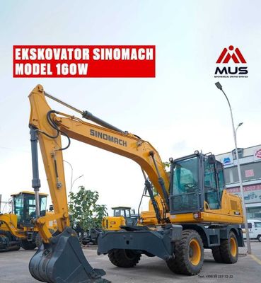 Ekskavator SINOMACH Model 160W – Katta Ishlar Uchun Kuchli Hamkor!