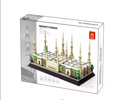 Wange 594 шт кирпичи Al Masjid an Nabawi знаменитое здание