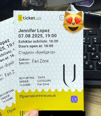 Билет на концерт J-LO