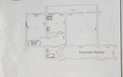 Срочно продается 2х ком квартира ул.Саид Барака Мирабадский район