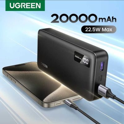 Ugreen PB312 Power Bank 20000mAh PD20W + 22.5W QC3.0 iPhone 15 16