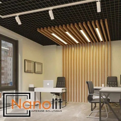 Grilyato va yog'ochli patalok грильято реечный потолок (5)