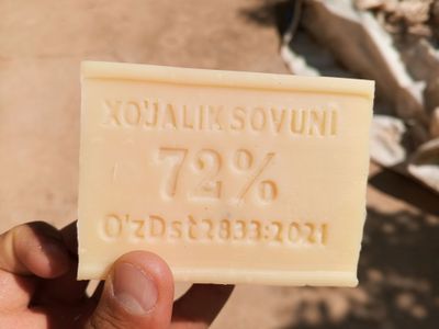 uy sharoitida xoʻjalik sovuni tayyorlashni oʻrgata