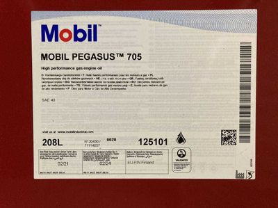 Масло для газовых двигателей Mobil Pegasus™ 705 (208л)