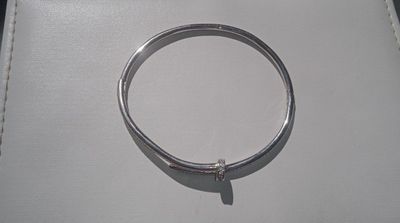 Серебряный браслет под Тиффани гвоздь