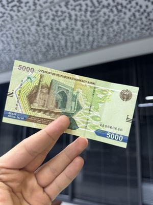 BANKNOTA 5K s nomerami XD 6
