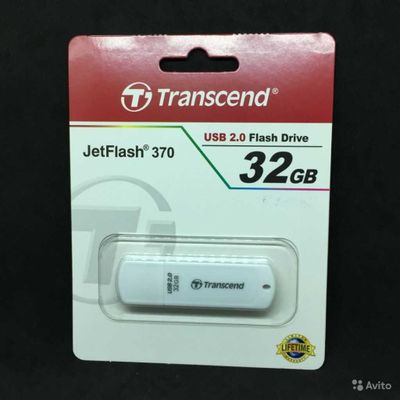 Новая флешка в упаковке фирмы Transcend JetFlash 370 32 Gb.Оригинал